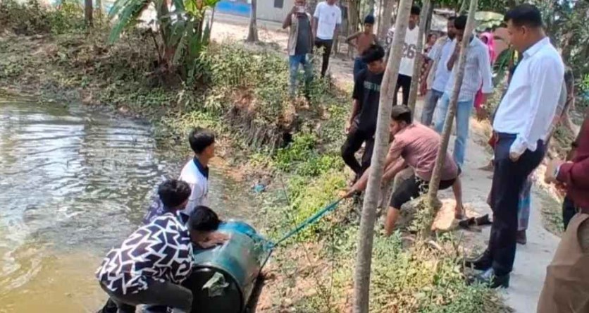 এবার পুকুরে মিলল ডিজেল, জরিমানা ১০ হাজার